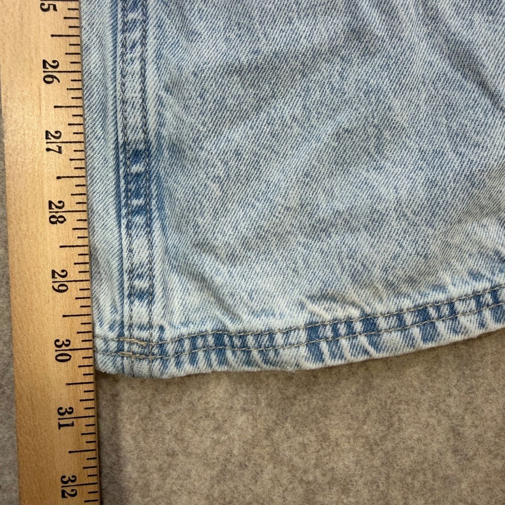 H&M Divided Womens 8 Light Blue Y2K Retro Wide Leg Baggy Flare Jeans Skater Girl - Picture 9 of 11